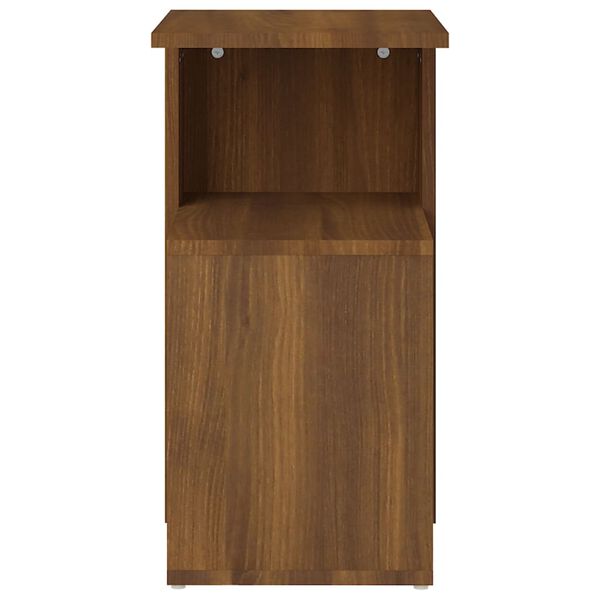 vidaXL Table d'appoint Chêne marron 36x30x56 cm Bois d'ingénierie