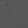 vidaXL Bureau Gris 110x53x117 cm Bois massif de pin