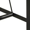 vidaXL Table de bar 110x55x107 cm bois massif d'acacia et fer