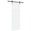 vidaXL Porte coulissante ORKDAL 83 x 232 cm Bois de pin massif Blanc