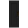 vidaXL Armoire murale Noir 35x34x90 cm Bois d'ing&eacute;nierie