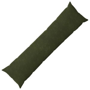 vidaXL Housse de coussin HEERLEN Vert 40 x 145 cm Fleece en microfibre