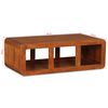 vidaXL Table basse Bois massif avec finition miel 90 x 50 x 30 cm