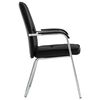 vidaXL Chaise de bureau Noir Similicuir