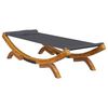 vidaXL Lit de repos ext&eacute;rieur 100x188,5x44 cm Bois courb&eacute; Anthracite