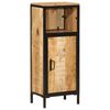 vidaXL Armoire de salle de bain 40x27x90cm bois massif manguier et fer