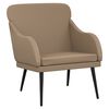 vidaXL Fauteuil Cappuccino 63x76x80 cm Similicuir