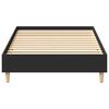 vidaXL Cadre de lit sans matelas noir 100x200 cm bois d'ing&eacute;nierie