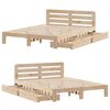 vidaXL Cadre de lit sans matelas 120x190 cm bois de pin massif