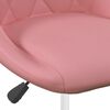 vidaXL Chaises à manger pivotantes lot de 4 Rose Velours