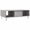 vidaXL Table basse sonoma gris 104x60x35 cm bois d'ing&eacute;nierie