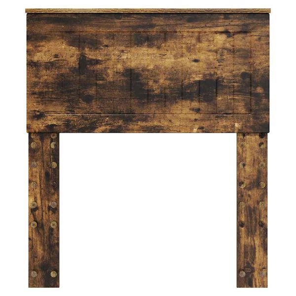 vidaXL Tête de lit avec tête de lit Chêne fumé 75 cm Bois d'ingénierie