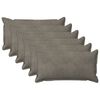 vidaXL Coussin avec oreiller HOUTEN 6 pc Gris clair Fl&oslash;jl