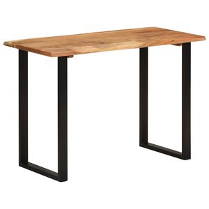 vidaXL Table &agrave; d&icirc;ner 110x50x76 cm Bois d'acacia solide