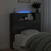 vidaXL T&ecirc;te de lit Ch&ecirc;ne noir 100 x 15 x 103,5 cm Bois d'ing&eacute;nierie