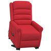 vidaXL Fauteuil de massage Rouge Similicuir