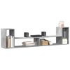 vidaXL Meubles TV 2 pcs gris b&eacute;ton 100x30x50 cm bois d'ing&eacute;nierie