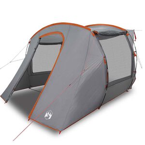vidaXL Tente de voiture gris et orange imperm&eacute;able