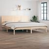 vidaXL Cadre de lit sans matelas 200x200 cm bois massif de pin