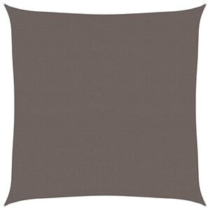 vidaXL Voile d'ombrage 160 g/m&sup2; Anthracite 7x7 m PEHD