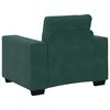 vidaXL Ensemble de Canap&eacute;s 3 pcs Vert fonc&eacute; 221 x 80 x 80 cm Velours