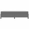 vidaXL Cadre de lit avec matelas Gris clair 160 x 200 cm tissu