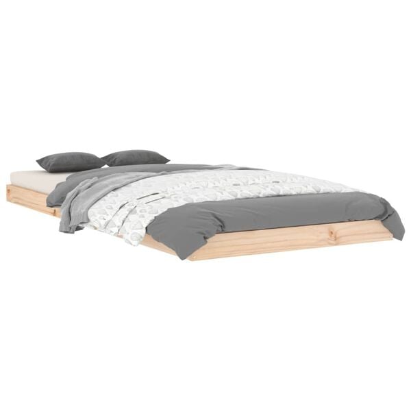 vidaXL Cadre de lit sans matelas 90x200 cm bois de pin massif