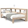 vidaXL Lit biblioth&egrave;que sans matelas 90x190 cm bois de pin massif