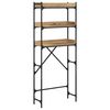vidaXL &Eacute;tag&egrave;re pour machine &agrave; laver Ch&ecirc;ne artisanal 67 x 25 x 163 cm