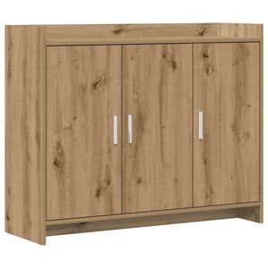 vidaXL Buffet Ch&ecirc;ne artisanal 98,5 x 33 x 80 cm Bois d'ing&eacute;nierie