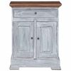 vidaXL Armoire de rangement 63 x 30 x 79 cm Bois de Mahogany Massif