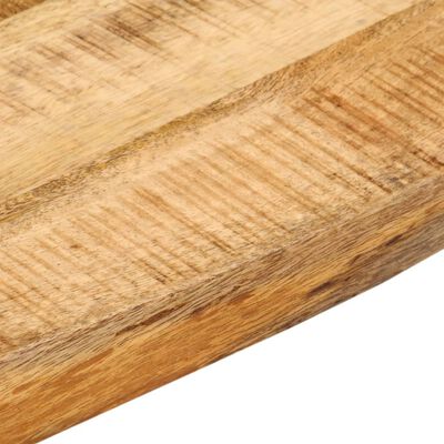 vidaXL Dessus de table 80x80x2,5 cm bord vif bois massif manguier brut