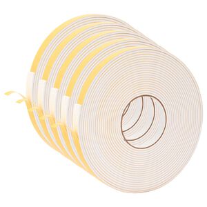 vidaXL Ruban adh&eacute;sif en mousse 5 pc Blanc 15mm x 10m Mousse CR