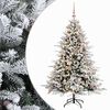 vidaXL Sapin de No&euml;l artificiel avec boules 120 cm 150 LED Blanc chaud