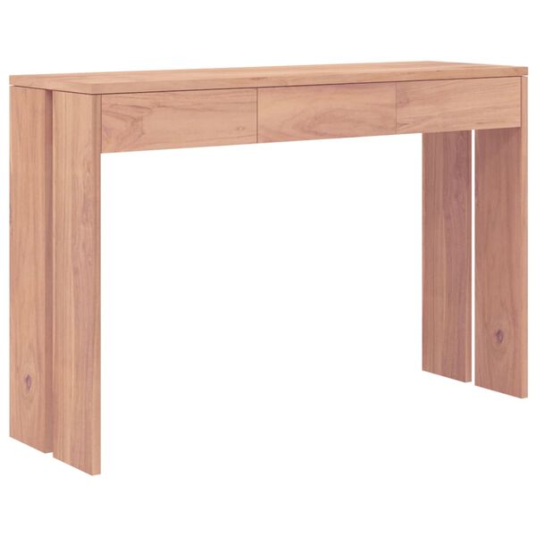 vidaXL Table console 110x35x75 cm Bois de teck solide
