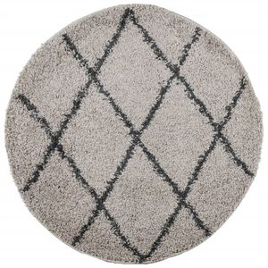 vidaXL Tapis shaggy PAMPLONA poils longs moderne beige et anthracite