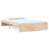 vidaXL Cadre de lit sans matelas bois massif 120x200 cm