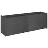 vidaXL Jardini&egrave;re d'ext&eacute;rieur Gris 200x50x70 cm Bois de pin massif