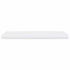 vidaXL Matelas en mousse blanc 100x200 cm 7 zones duret&eacute; 20 ILD