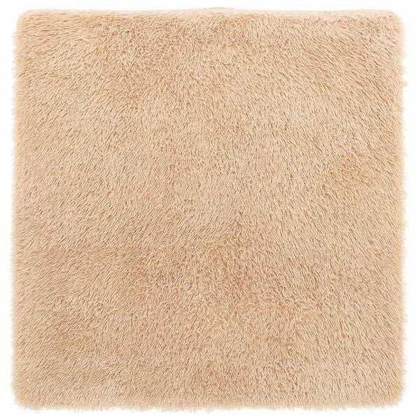 vidaXL Tapis shaggy &agrave; poils longs NAVARRA beige 240x240 cm polyester