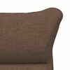 vidaXL fauteuil Marron 69 x 74 x 93 cm Tissu et Contreplaqu&eacute;