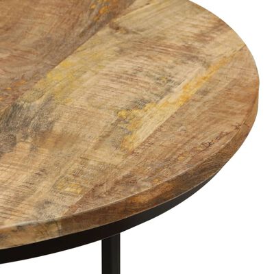 vidaXL Tables gigognes 3 pcs Bois de manguier brut