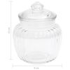 vidaXL Pots de conservation 6 pcs 500 ml Verre