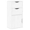 vidaXL Armoire lat&eacute;rale tiroirs ODDA blanc 40x24x79 cm bois massif pin