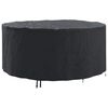 vidaXL Housse pour meubles Noir 200 x 200 x 71 cm Tissu Oxford 600D