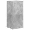 vidaXL &Eacute;tag&egrave;re lat&eacute;rale Gris b&eacute;ton 33 x 32 x 70,5 cm Bois d'ing&eacute;nierie