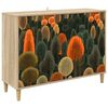 vidaXL Buffet ZAANDAM Sonoma 102 x 33 x 75 cm Bois d'ing&eacute;nierie