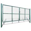 vidaXL Portail de jardin en maille 400x150 cm