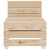 vidaXL Canap&eacute; palette de jardin Bois