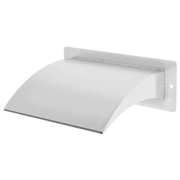 vidaXL Fontaine d'&eacute;tang Acier inoxydable 30 x 9 x 26 cm Argent&eacute;